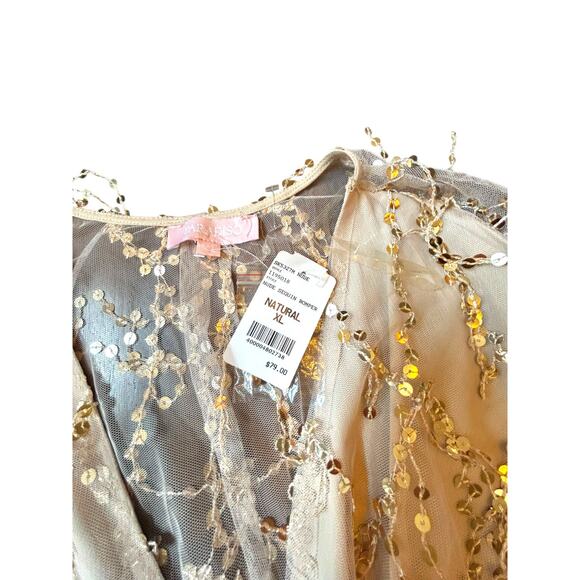 NWT -Paradiso Gold Sequin Romper - Size XL - Picture 12 of 15